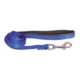 Doogy basic nylon lead with comfort handle - blue