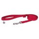 Mc leather dog lead - Red