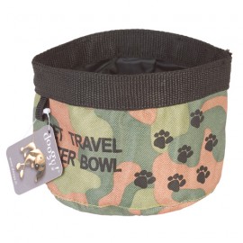 Doogy travel soft bowl - Green