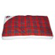 Doogy Scottish padded bed - Red