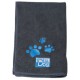 IdealDog set of 2 microfiber towels - Grey