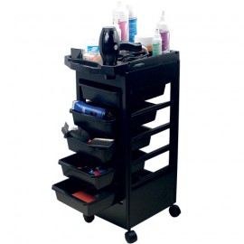 Black grooming trolley