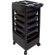 Black grooming trolley