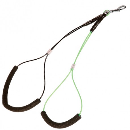 Double adjustable grooming strap