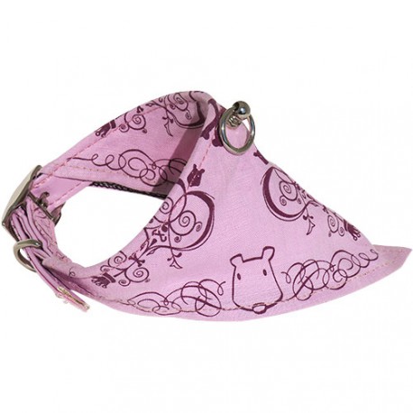 Doogy bandana collar - pink fabric