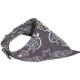 Doogy bandana collar - grey fabric