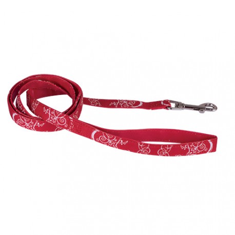 Doogy simple lead - red fabric