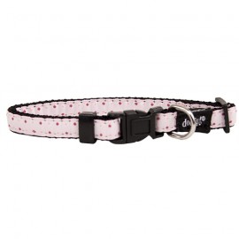 Doogy fantaisie collar - pink polka dot