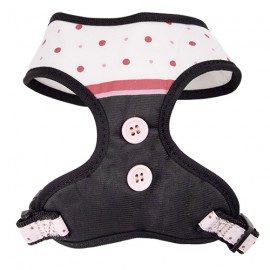 Doogy fantaisie tee-shirt harness - pink polka dot