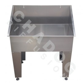 Stainless steel grooming bathtub - small model