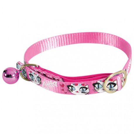 Ladycat cat collar - Pink