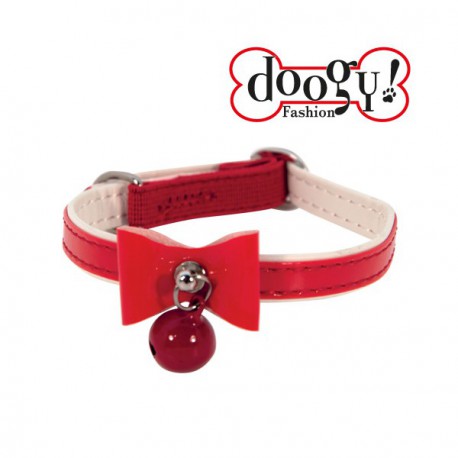 Doogy cat collar - Red