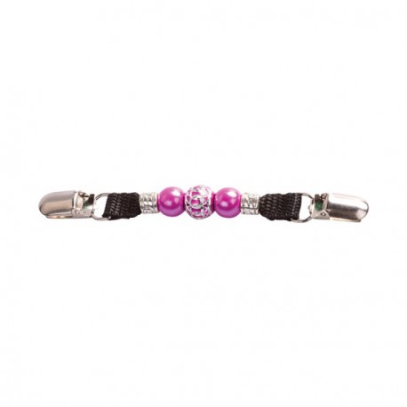 Jewelled Velvet Armband-Medium 26-37 cm