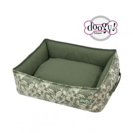 Doogy Square padded basket jungle green