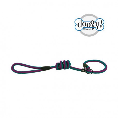 Lasso Nylon rope leash fluo blue/purple