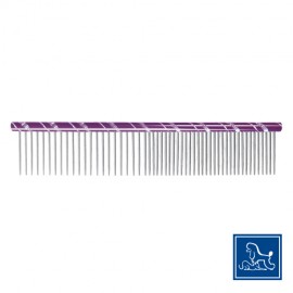 Idealdog "Star" steel comb purple