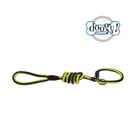 Lasso Nylon rope leash fluo yellow/blue