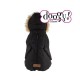 Doogy down jacket artic black