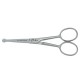 Roseline grooming straight scissors 19 cm bent arms