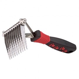 Detangling comb with ergonomic handle