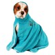 Microfiber bathrobe - Blue