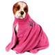 Microfiber bathrobe - Pink