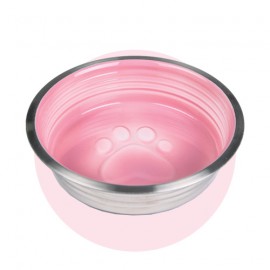 Pink Bowl Pattern Paws