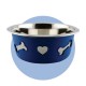 Bone And Heart silicone Coating Bowl