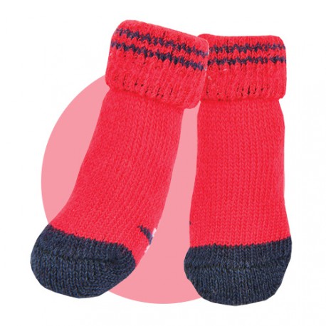 Red Puppia Socks