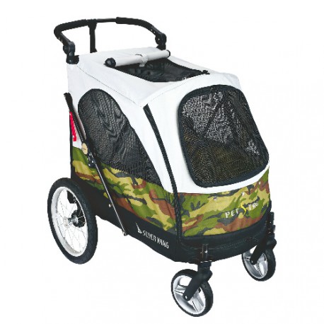 camouflage dog stroller