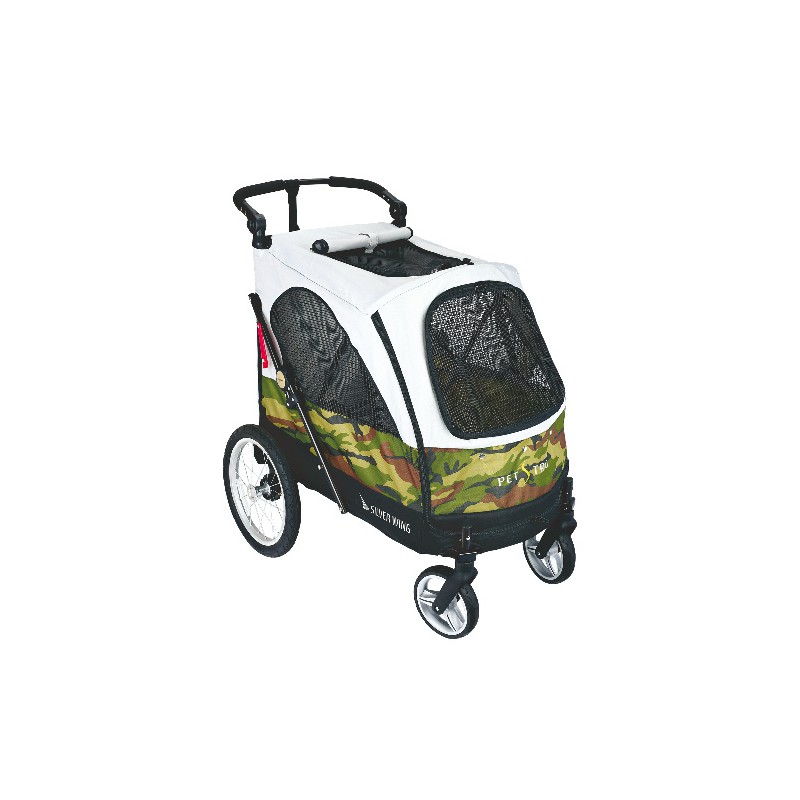 camouflage dog stroller