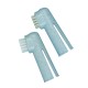 Set of 2 finger toothbrushes