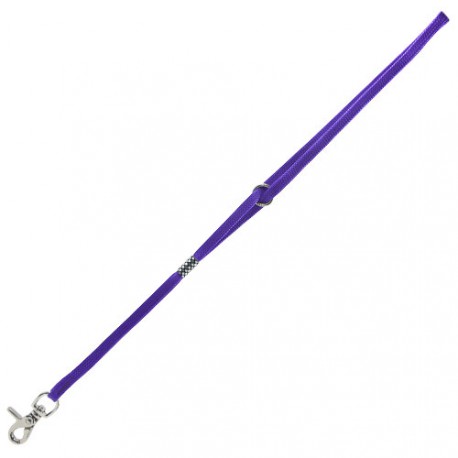 Purple neck grooming strap