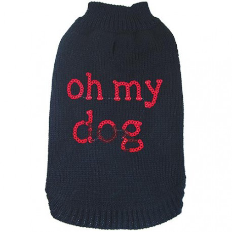 FANCY SWEATER – OH MY DOG – BLACK