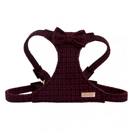 Classy retro tee-shirt harness Red