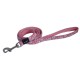 Dog lead Tahiti pink