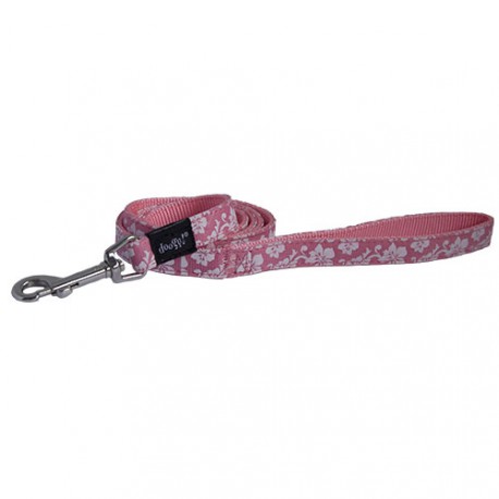 Dog lead Tahiti pink