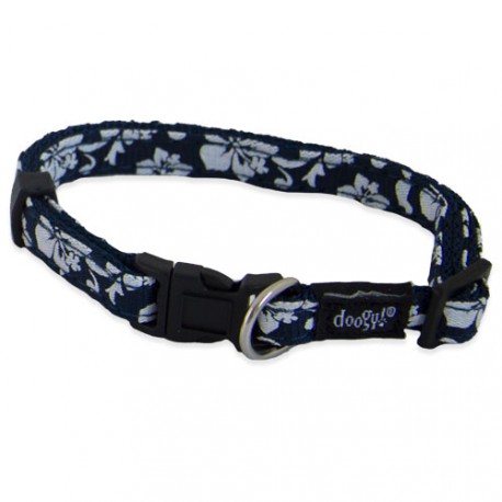 Dog collar Tahiti blue