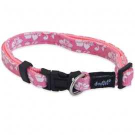 Dog collar Tahiti pink