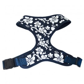 Dog t-shirt harness Tahiti blue