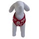 Dog t-shirt harness Tahiti red