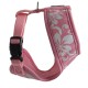 Dog t-shirt harness Tahiti pink