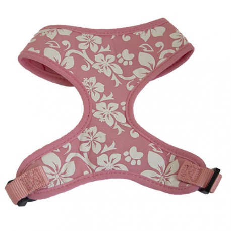 Dog t-shirt harness Tahiti pink