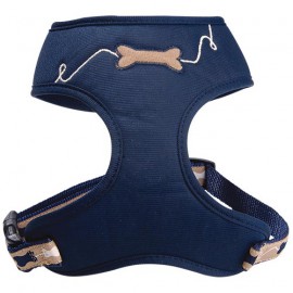 Dog t-shirt harness Kyrielle blue navy