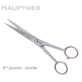 Hauptner curved grooming scissors 17cm