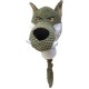 Plush wolf with ball