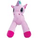 Pink plush unicorn