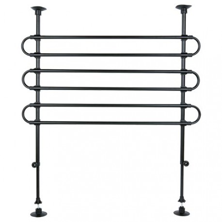 Adjustable dog partition straight stand