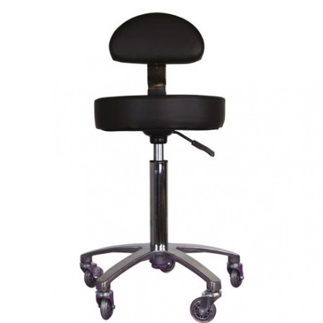 Grooming stool black with Seat thickness