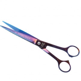 Ehaso grooming straight titanium cobalt scissors 20cm